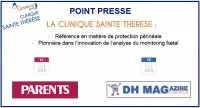 CLINIQUE SAINTE THERESE : Des prises en charge mise à l'honneur par la presse